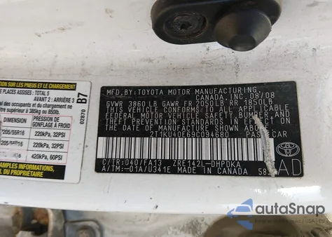2009 Toyota Matrix from USA, damaged, VIN 2T1KU40E69C094680